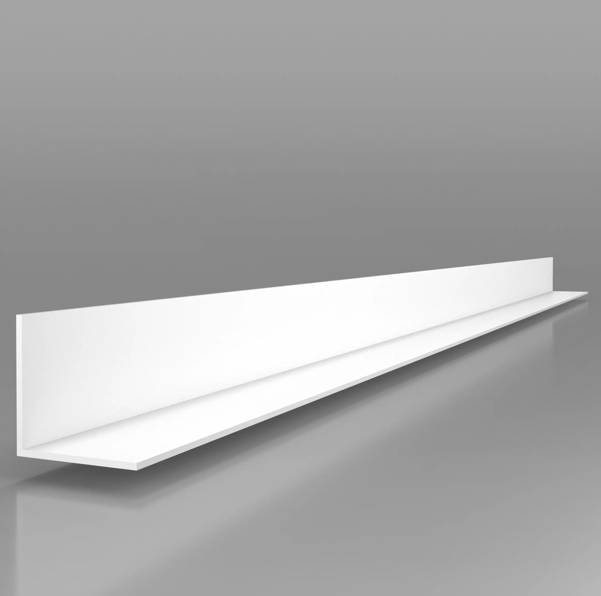 Finisaje - Colțar PVC Protecție Muchii Drepte Eckwinkel Ungelocht LN 40/40 3.5m