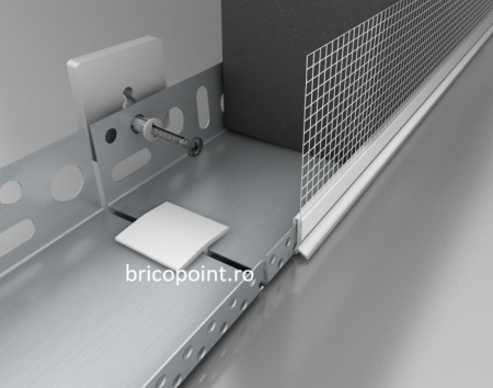 SockelleistenVerbinder S 30mm - Conector pentru Imbinare Profil de Soclu din AL, 100buc/pg [1]