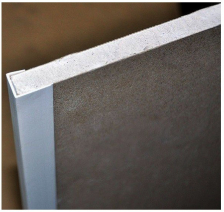 Einfassprofil mit Schaumklebeband - Element Cant Simplu Pentru Gips-Carton 12.5mm, 2.5m [1]