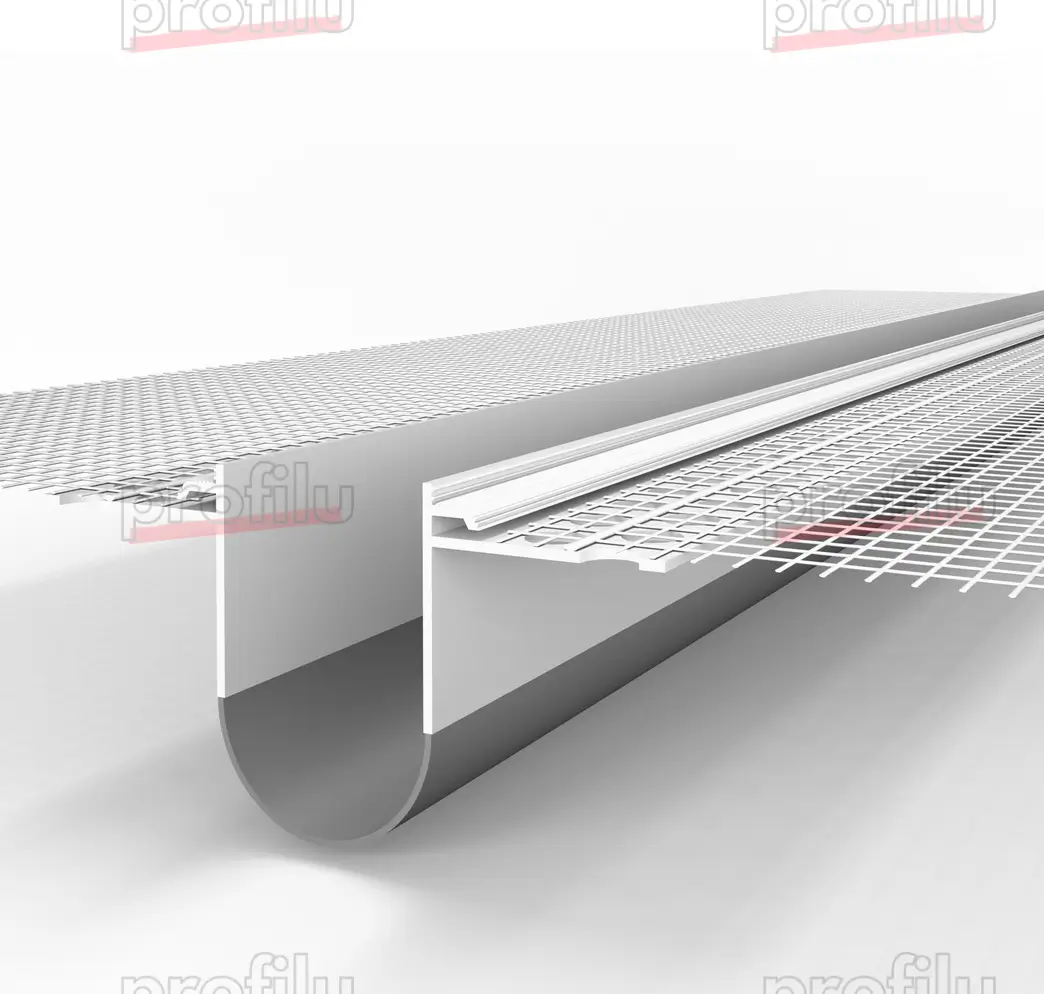 Profile Rost Dilatație - Dehnfugenprofil E grey - Element de Rost de Dilatatie Continuu 2.5 m