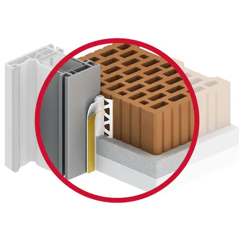 Apia Laibungsprofil - Element Etansare Tamplarie Pentru Tencuieli Interioare 9mm, 2.4 m [1]