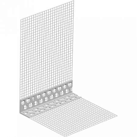 Termoizolații - 50buc Colțar PVC cu Plasă Albă Ejot Pro GEW 1015-250-160-WL 2.5m 125m