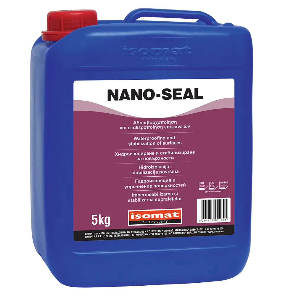 Tencuieli și Betoane - Impermeabilizant și Stabilizator de Suprafețe NANO-SEAL 5kg