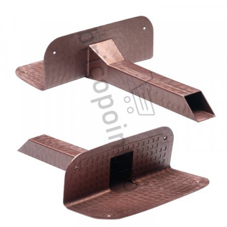 Accesorii Hidroizolații - Scurgere pentru Terase si Balcoane Culoare Cupru, Drain Front
