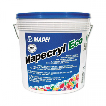 Adezivi Acoperiri Elastice și Textile - Adeziv Mochete sau Covoare Vinilice Mapecryl Eco 5kg