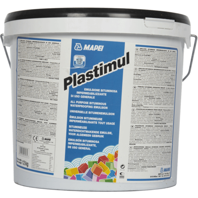 Hidroizolații Bituminoase - Emulsie Bituminoasa Impermeabilizanta si Adeziva Mapei Plastimul