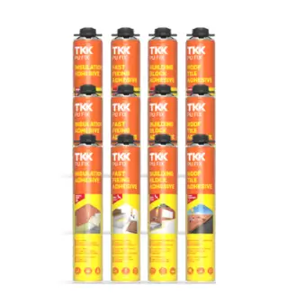 Adezivi Termoizolații - Adeziv Poliuretanic pentru Termoizolatii OSB Gips Carton Tekapur [Aplicare cu Pistol] 750 mL