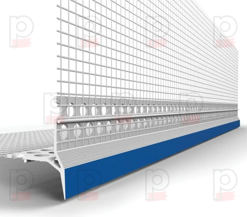 Profile Termosistem - Picurător Vizibil cu Plasă Utilizat la Fereastră Balcon Soclu Tropfkante Mit Zuerkannter 2.5m