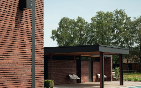 Placaj Caramida Aparenta Wasserstrich Special Rood 510 x 40 x 23mm [1]