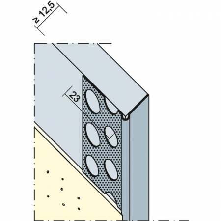 Göppinger Abschlussprofil - Profil Aluminiu pentru Cant Placi Gips-Carton, tip L [1]