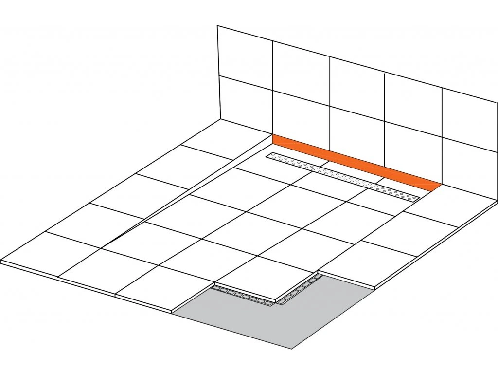 Profil Conectare la Perete inox Periat 23mm, 1.5m [2]