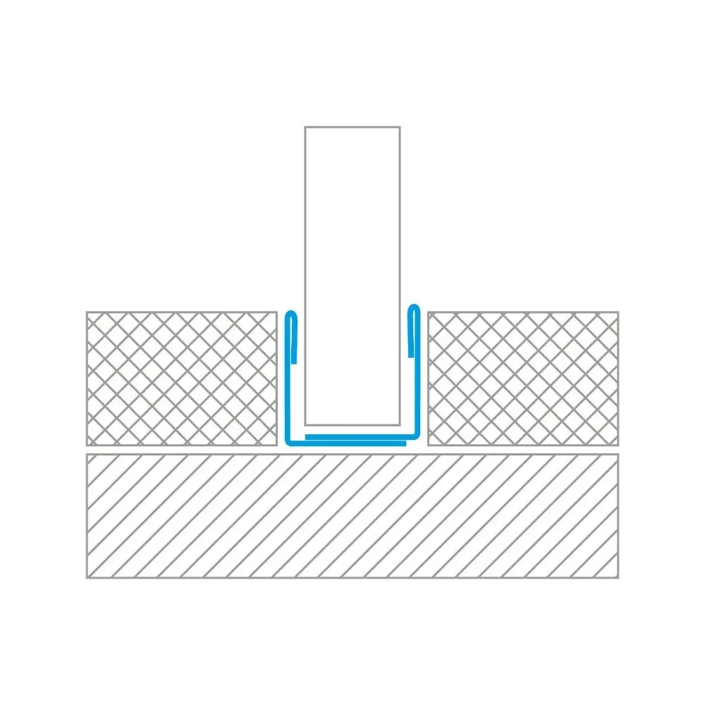 Profil inox inserție Sticlă [3]