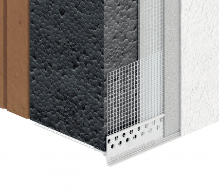 Profil Picurator Cu Lacrimar Ascuns Utilizat la Fereastra, Balcon, Soclu, Pro TKP05, 2m [1]
