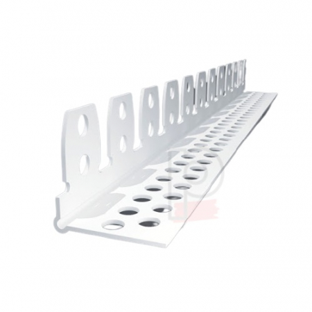 Profile Tencuieli și Glet - Coltar PVC Arcuibil Solid pentru Bolte si Romanate 2.5 m