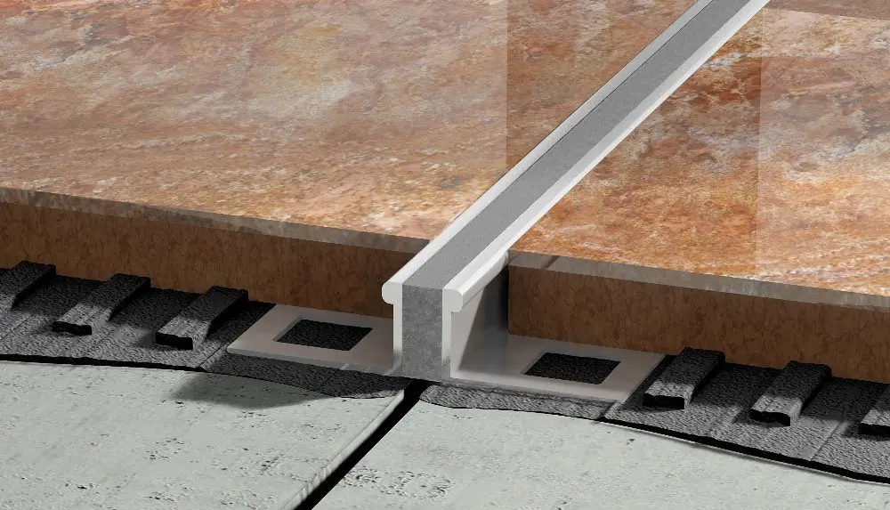 Profil Rost Dilatație GRI Placări 10mm 2.5m [2]