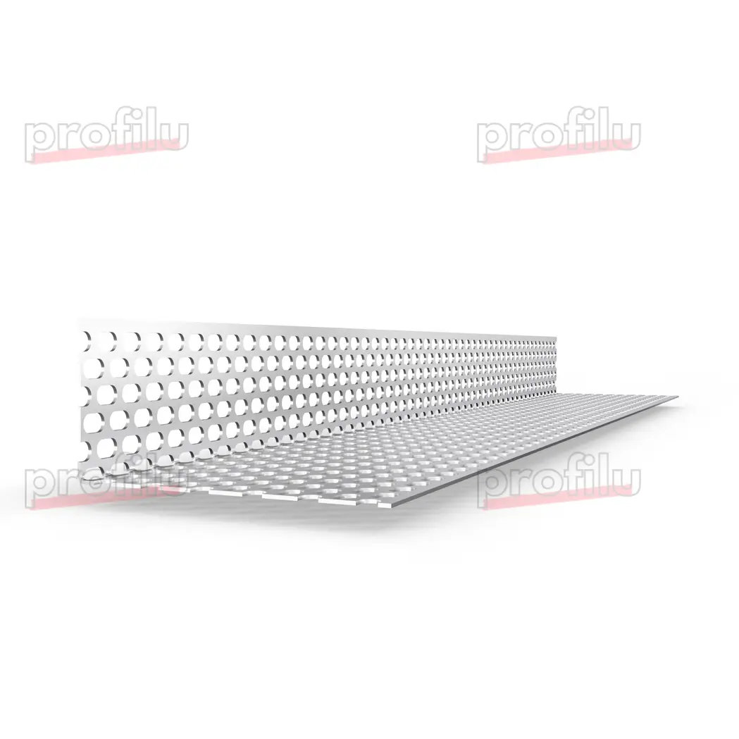 Profile Soclu și Accesorii - Profil Ventilație Inferior LuftungsWinkel Perforiert Max 08/050x30 2.5m