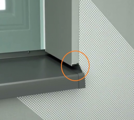 FensterbankAnschlussProfil SP - Element Conexiune Laterala Glaf, 2m [2]