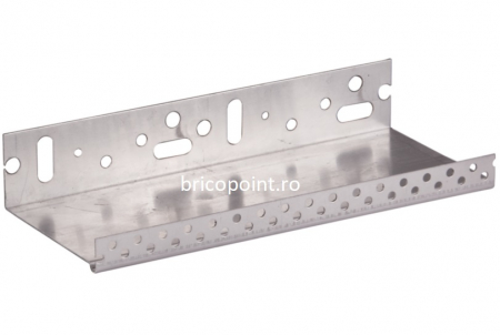 Profile Soclu și Accesorii - Sockelabschlussleiste - Sina Profil Soclu Rigida din Aluminiu, 2.5 m
