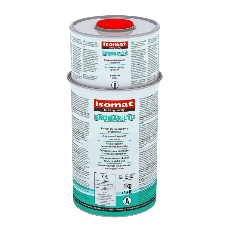 Reparare Beton, Subturnări și Ancorări - Rasina Epoxidica Bicomponenta Pentru Fisuri de 0.5 - 3mm, Epomax-L10