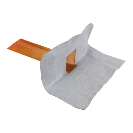 Hidroizolații - Scurgere Cu Flanșă Cu Țesut pentru Terase și Balcoane Culoare Cupru L347mm S57x48mm