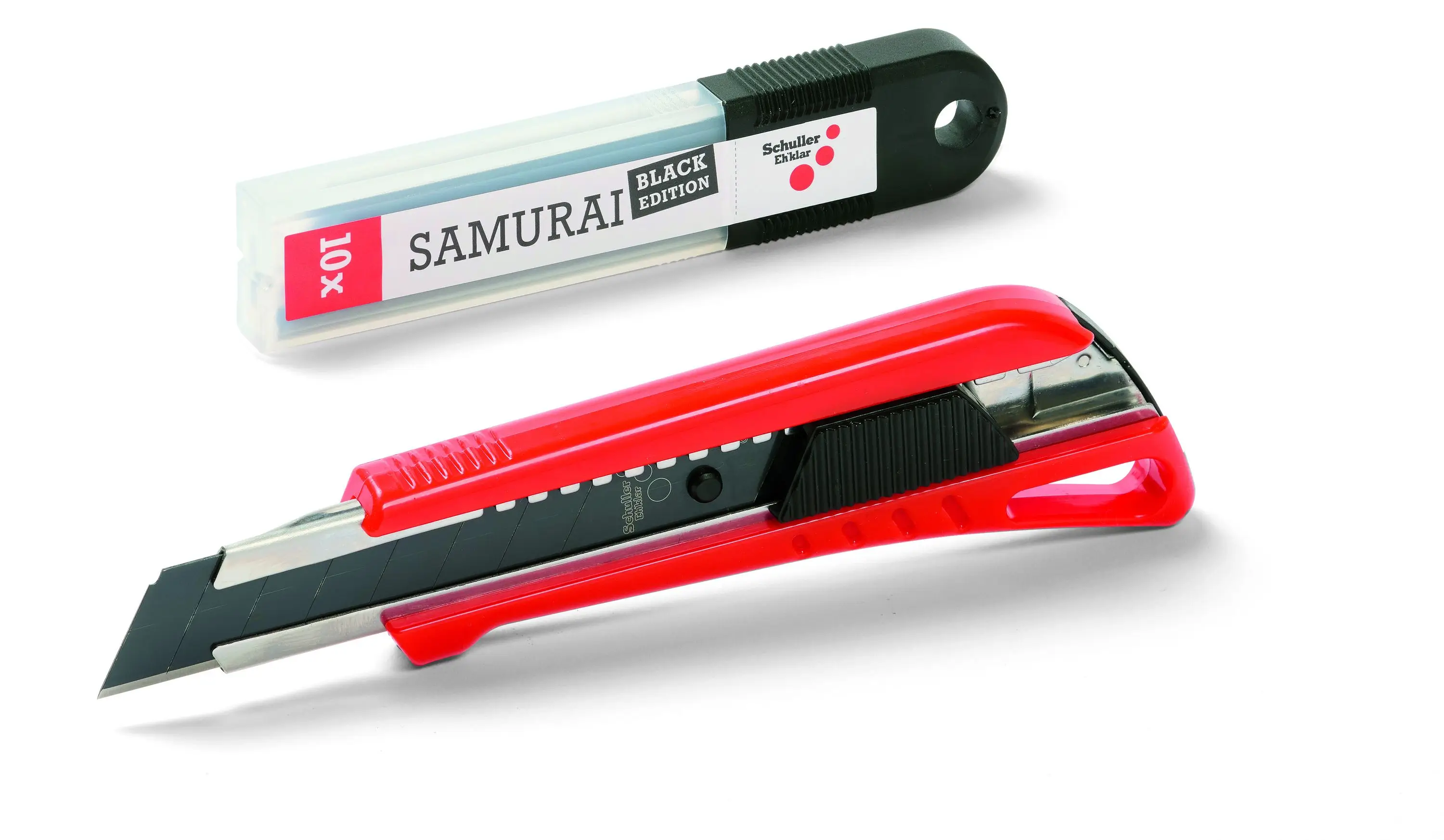 Tăiere, Găurire, Șlefuire - Set 10Lame + 1Cutter SAMURAI Black 18mm