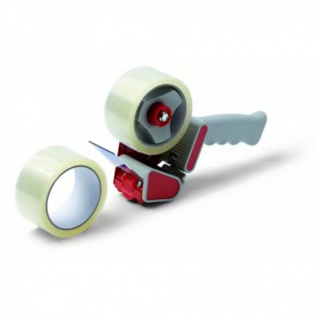Folie Ambalare si Protectie - Set Dispenser Aplicat Banda Adeziva Box Tec + 2 benzi