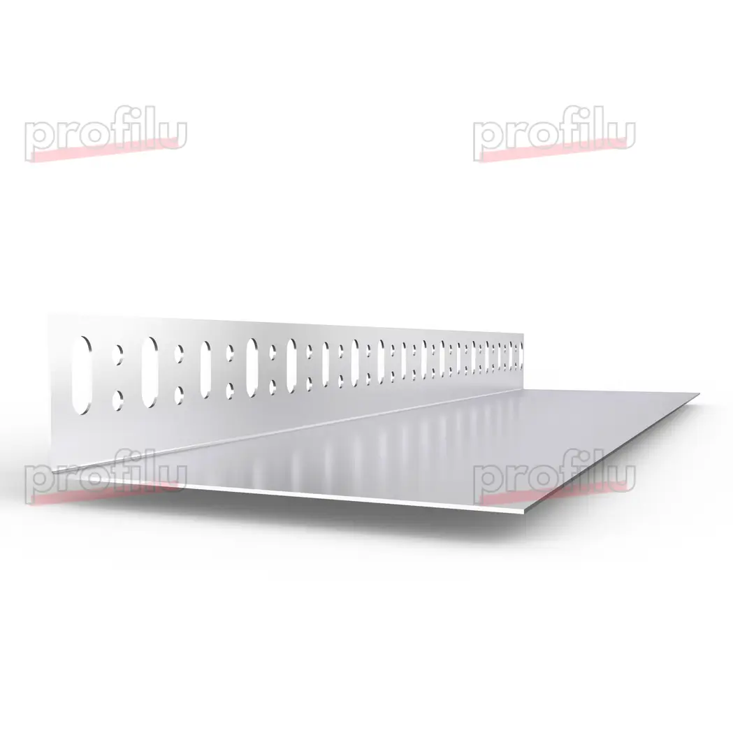 Profile Soclu și Accesorii - Șină Profil Soclu Pentru Fațade Ventilate SokelProfilTropfkante LU 08/150 2m