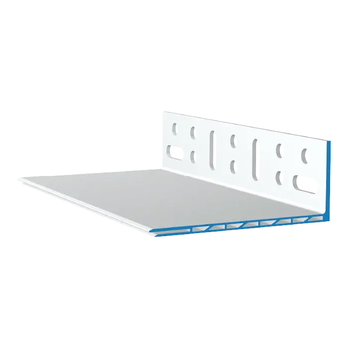 Șină Profil Soclu Rigidă din PVC Z FOAM Z25 10cm, 2m