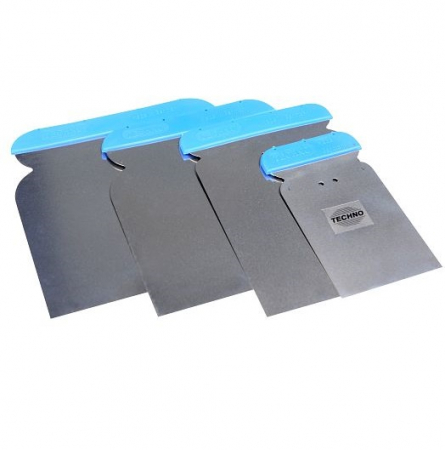 Zugrăveli și Vopsitorii - Spatule Inoxidabile pentru Chituit Set 4 buc