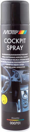 Aerosoli Tehnici - Spray Curatare si Intretinere Auto SemiLucios COCKPIT SPRAY 600mL