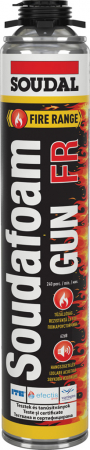Coșuri și Tubulatură Evacuare - Spumă Poliuretanică Rezistentă la Foc Soudafoam Gun FR HY 750mL