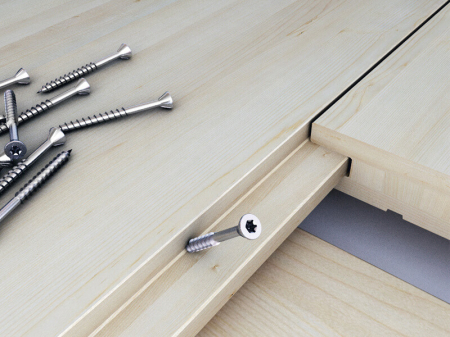 Surub Cu Cap Mic Pentru Lambriu Din Lemn, TPP 5x50mm, 200 buc/cut [2]