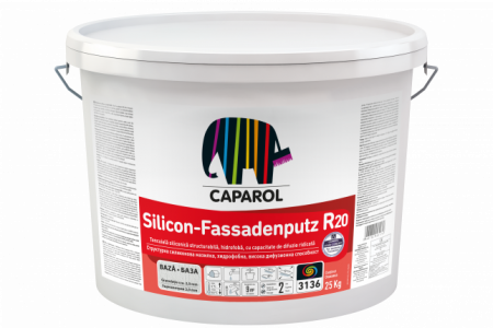 Tencuieli Decorative - Tencuială Decorativă Structură Zgâriată de 2mm Silicon Fassadenputz R20 ALB