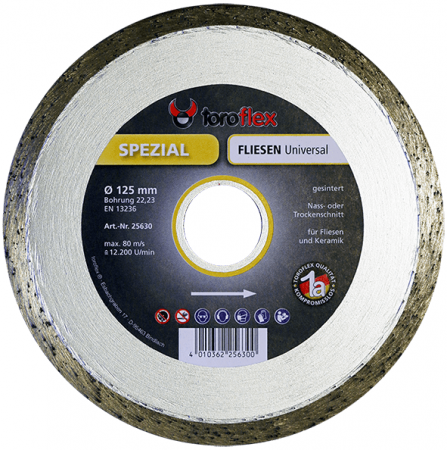 Tăiere, Găurire, Șlefuire - Toroflex Disc Diamantat Fliesen Universal