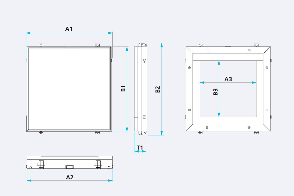 Trapă Vizitare Perete Cu Rezistență la Foc 90 Min ALURAPiD Ei90 2 x 20mm [1]