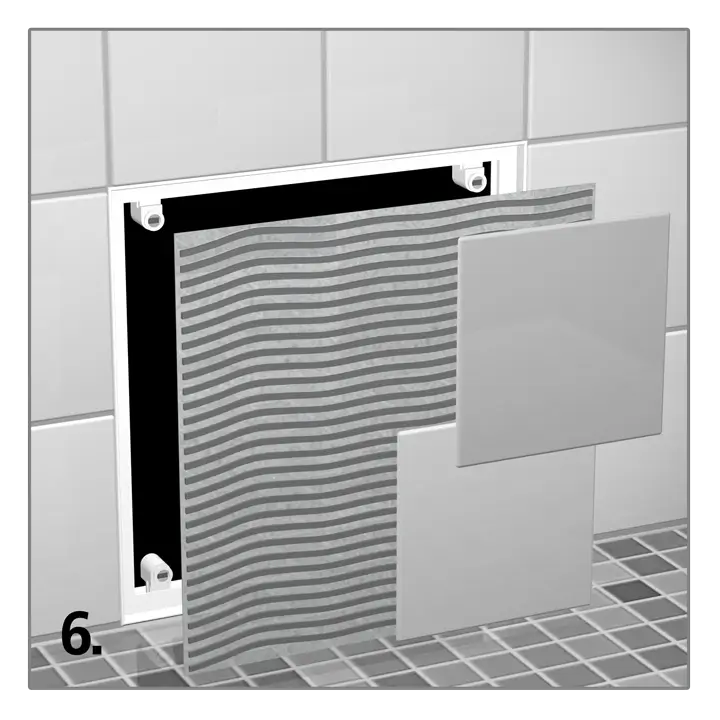 Usita Vizitare Faiantabila PVC + Tabla Galvanizata [7]