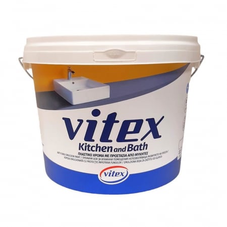 Vopsele Lavabile - Vitex Kitchen & Bath - Vopsea pentru Zone cu Umiditate Ridicata, ALB