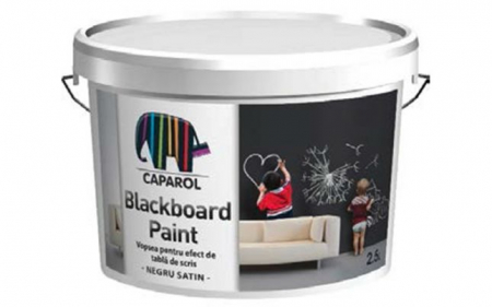 Vopsele Lavabile - Vopsea tip Tablă de Scris Neagră Blackboard Paint 1.25L