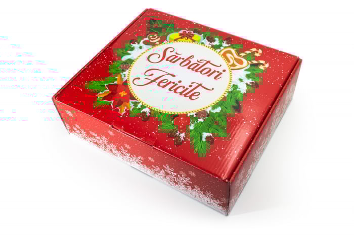 Cutie cadou cu bomboane Bucuria BOX - Sarbatori fericite! 1.7 Kg [2]