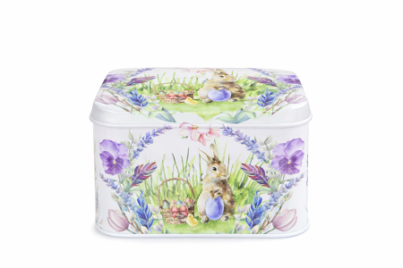 CADOURI DE PASTE - Cutie Cadou Elegantă Paște – Iepuraș Floral, Ediție Specială