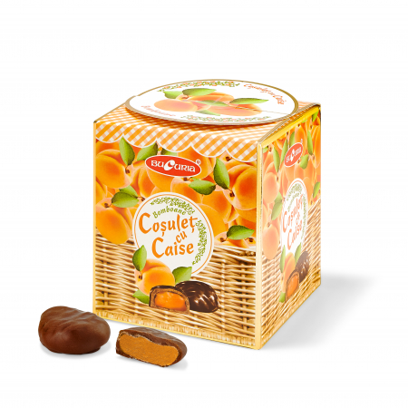 PRODUSE DE POST - Bomboane Bucuri Cosulet cu caise 1/200 gr