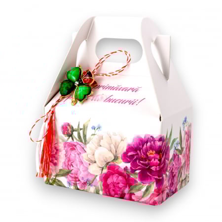 Martisor Dulce Bucuria Bujori  (Trifoi)