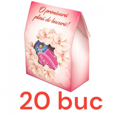 Martisoare Dulci - SET 20 Martisoare Bucuria