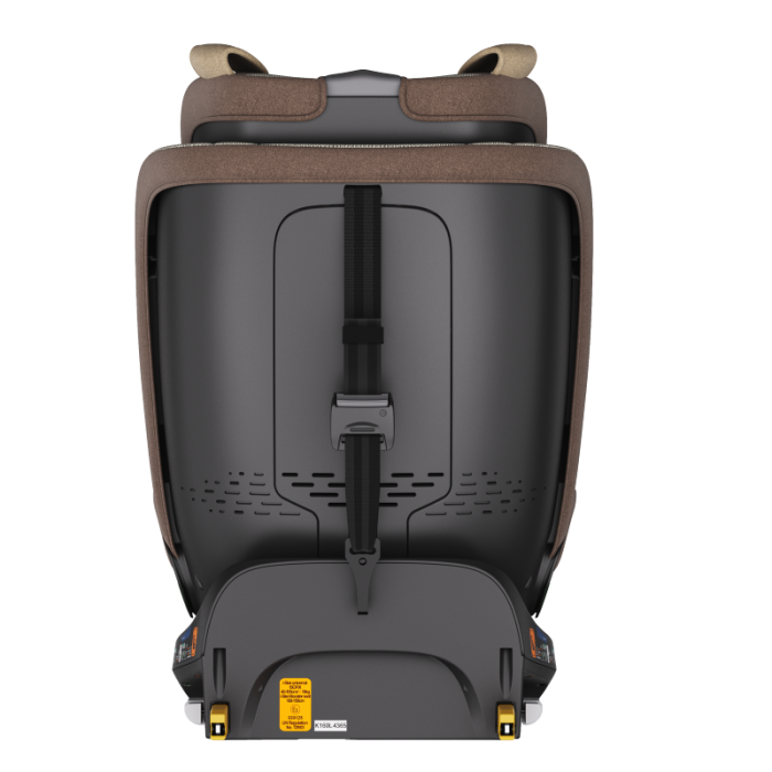 BUF BOOF B-Joy DELUXE iSize Autósülés, 360 °-os, 0-36 kg-os forgatással, 40-150 cm, BrownDOG [15]