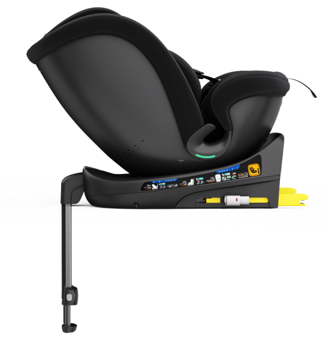 BUF BOOF® N-Fix iSize autós gyerekülés, ISOFIX, 360° forgatható, támasztóláb, 165° dönthető alvópozíció, 40–150 cm [12]