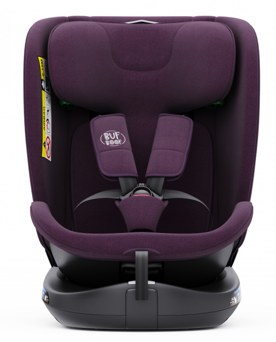 BUF BOOF B-Joy DELUXE iSize Autósülés, 360 °-os, 0-36 kg-os forgatással, 40-150 cm, Purple [6]