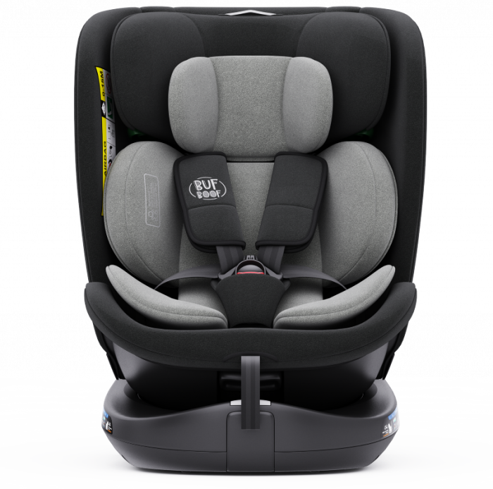 BUF BOOF B-Joy DELUXE iSize Autósülés, 360 °-os, 0-36 kg-os forgatással, 40-150 cm, Grey [6]
