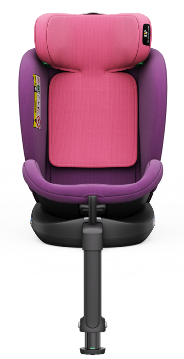 BUF BOOF® N-Fix iSize autós gyerekülés, ISOFIX, 360° forgatható, támasztóláb, 165° dönthető alvópozíció, 40–150 cm Pink [14]