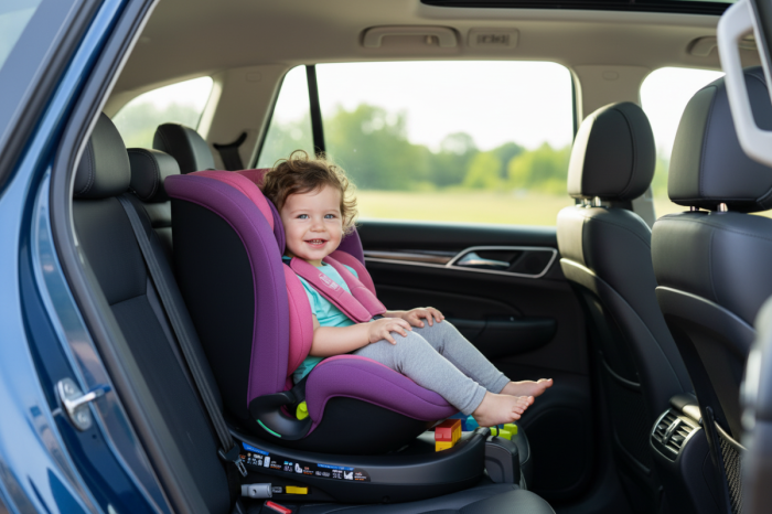 BUF BOOF® N-Fix iSize autós gyerekülés, ISOFIX, 360° forgatható, támasztóláb, 165° dönthető alvópozíció, 40–150 cm Pink [8]