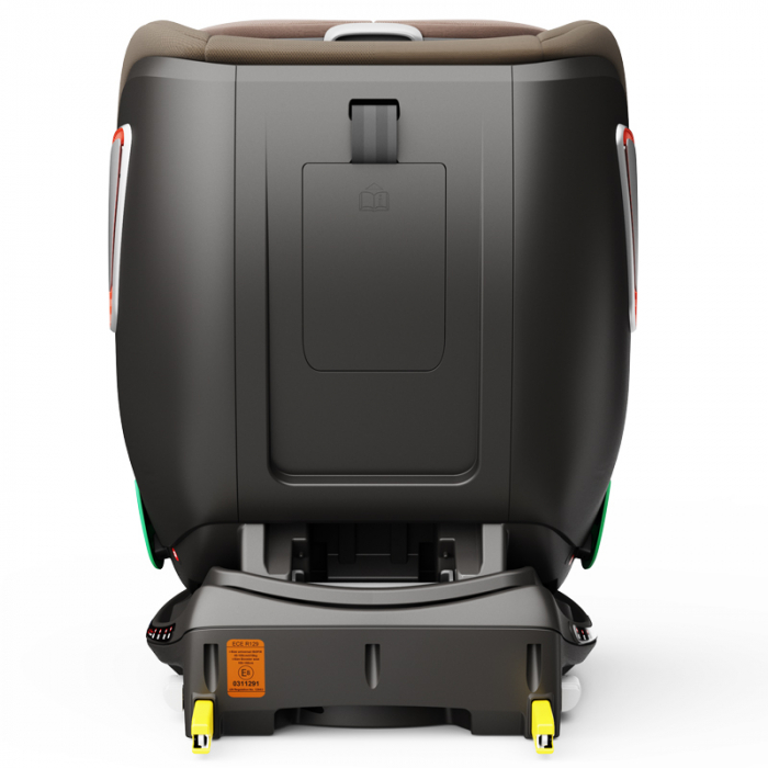 BUF BOOF Platinum DELUXE iSize Autósülés, 360 °-os, 0-36 kg-os forgatással, Top Tether 40-150 cm, Coffee [14]